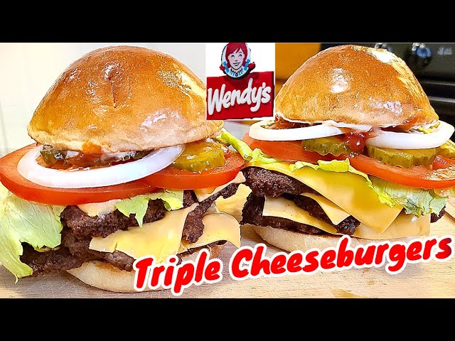 Triple Cheeseburgers