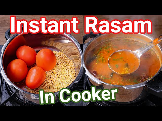 Instant Tomato Rasam in Pressure Cooker
