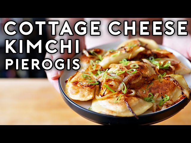 Kimchi & Cottage Cheese Pierogies (and Mac & Cheese)