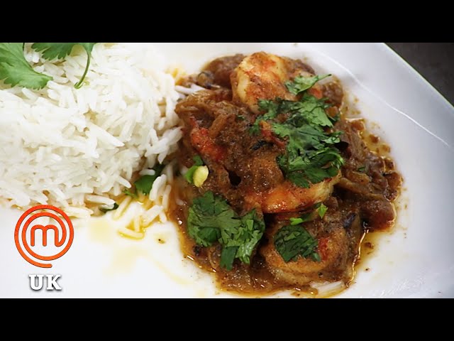 Prawn Curry and Rice