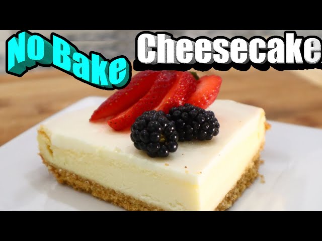Homemade No Bake Cheesecake