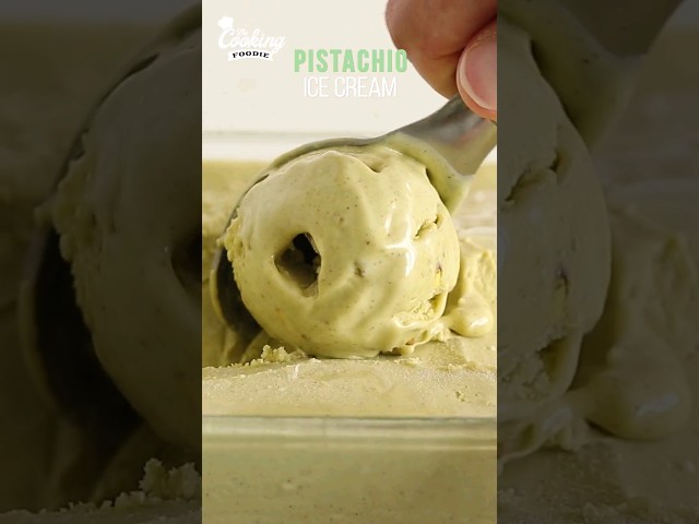 3-Ingredient Pistachio Ice Cream