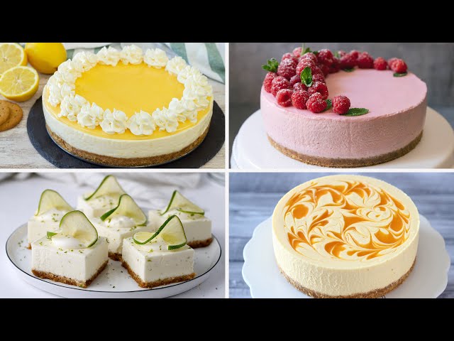 4 Fruity No-bake Cheesecake