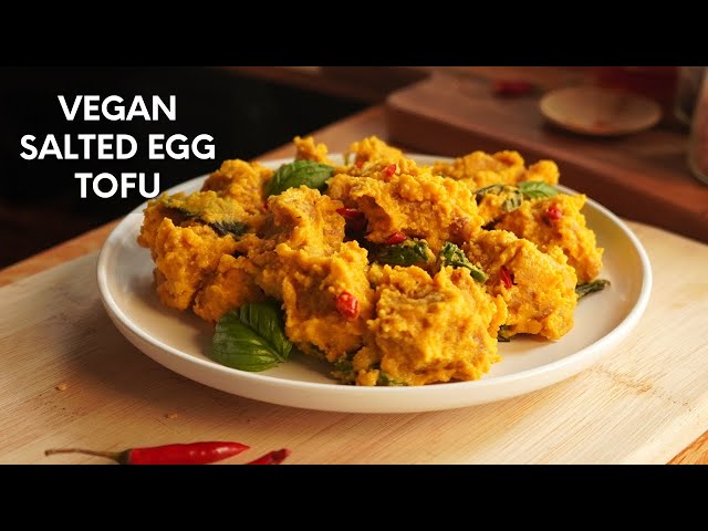 Vegan Salted Egg Tofu