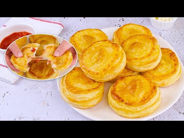 Puff pastry savory pies