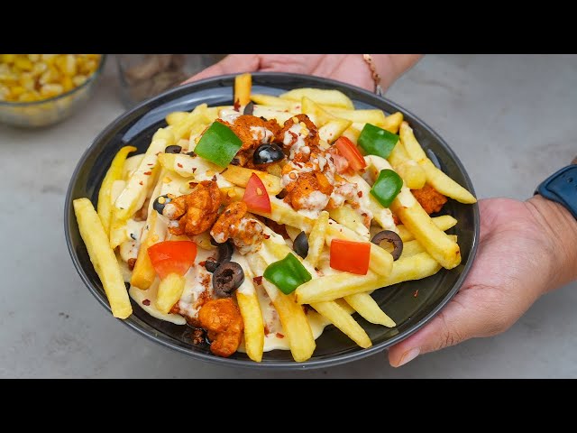 Cheesy Chicken Tikka with Loaded Fries