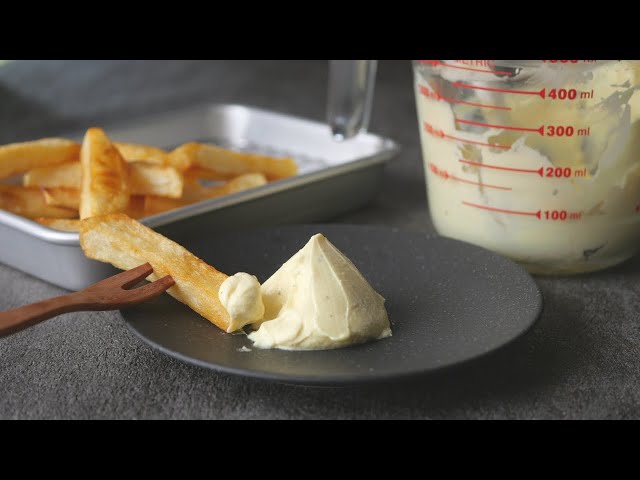 Eggless Soy Milk Mayonnaise in 1 Minute with a Blender