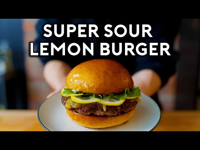 Super Sour Lemon Burger
