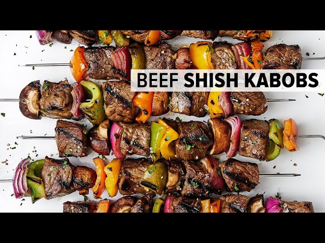 Beef shish kabobs