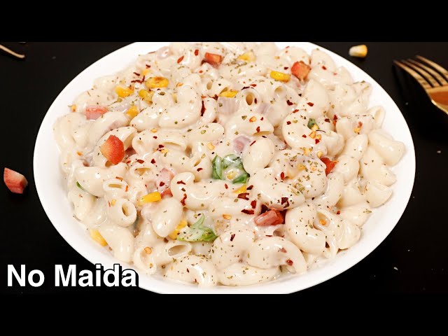 Healthy White Sauce Pasta Without Maida