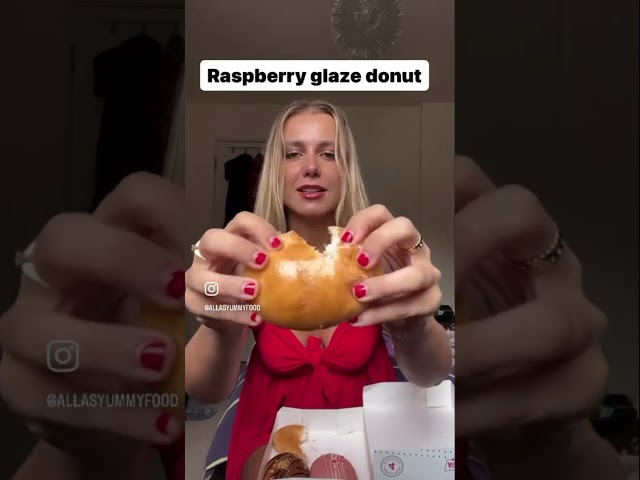 Trying Krispycreme Donuts