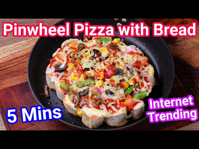 Pinwheel Pizza with Leftover Sandwich Bread Slices