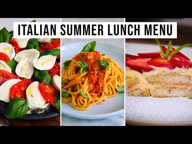 Perfect Italian Summer Lunch