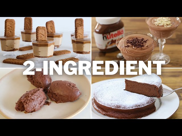 5 Super Easy 2-Ingredient Dessert