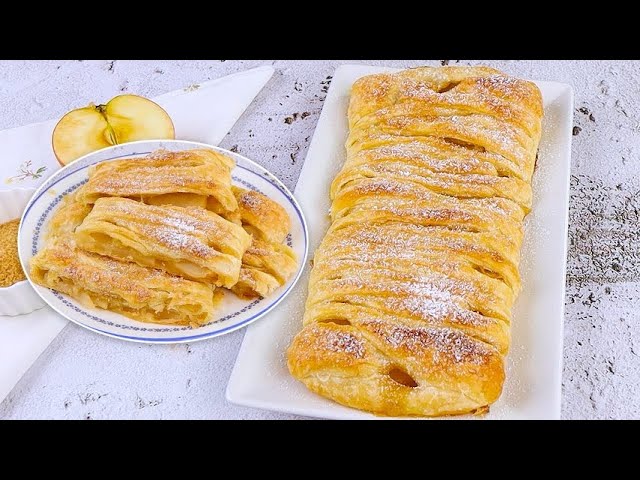 Apple Strudel with Puff Pastry