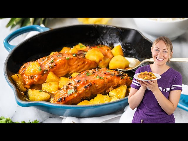 One Pan Maple Glazed Salmon thats Better than Restaurant Quality