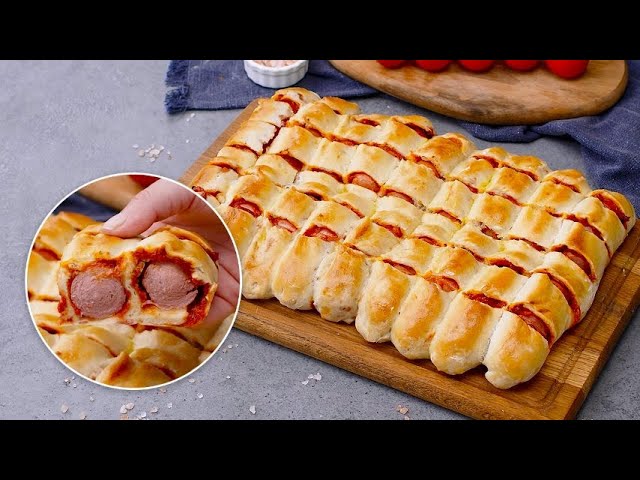 Hot Dog Puff Pastry Rolls