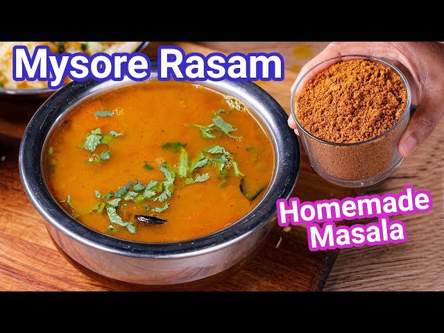 Spicy Mysore Rasam with Homemade Masala
