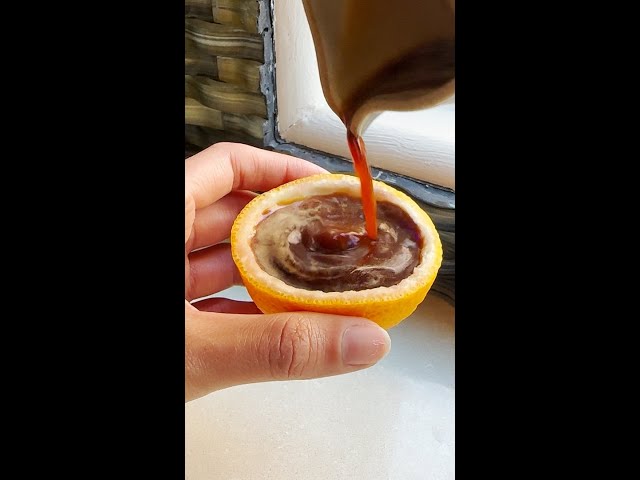 4-Ingredient Blood Orange Posset Affogato