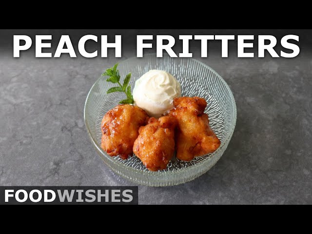 Fresh Peach Fritters