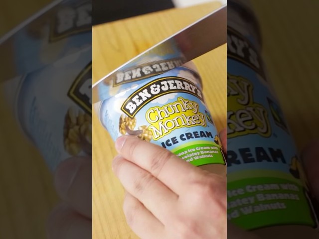 How to cut ice cream