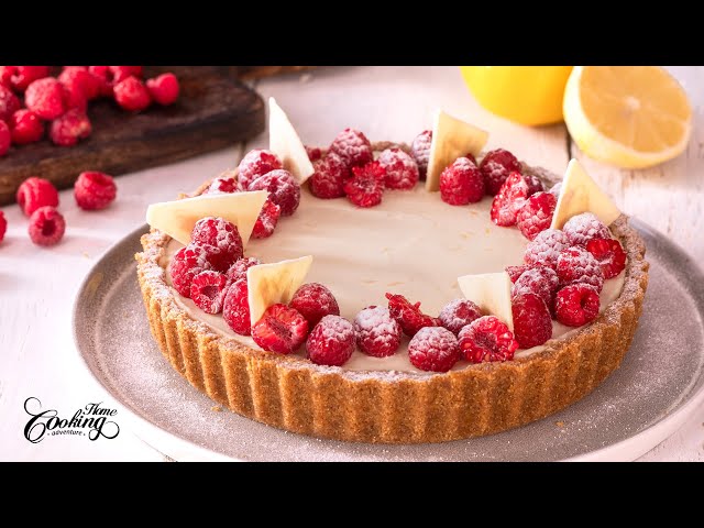 No-Bake White Chocolate Raspberry Pie