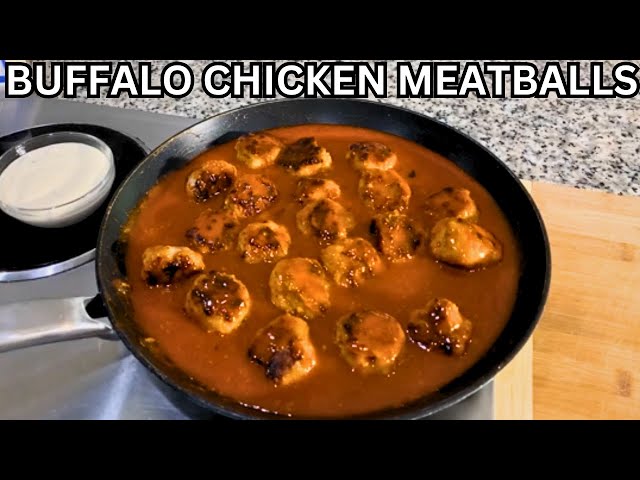 Delicious Buffalo Chicken Meatballs
