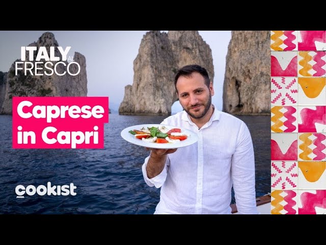 Caprese salad in Capri