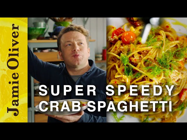 Super Speedy Crab Spaghetti