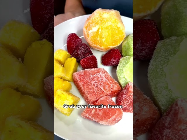 How to Make Healthy Rainbow Shaved Ice