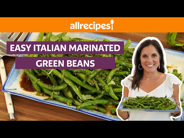 Easy Marinated Green Bean Salad