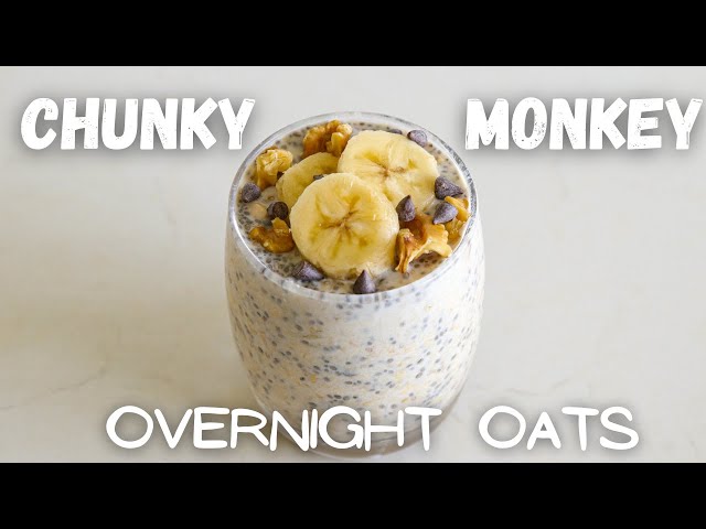 Chunky Monkey Overnight Oats