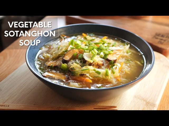 Vegetable Sotanghon Soup
