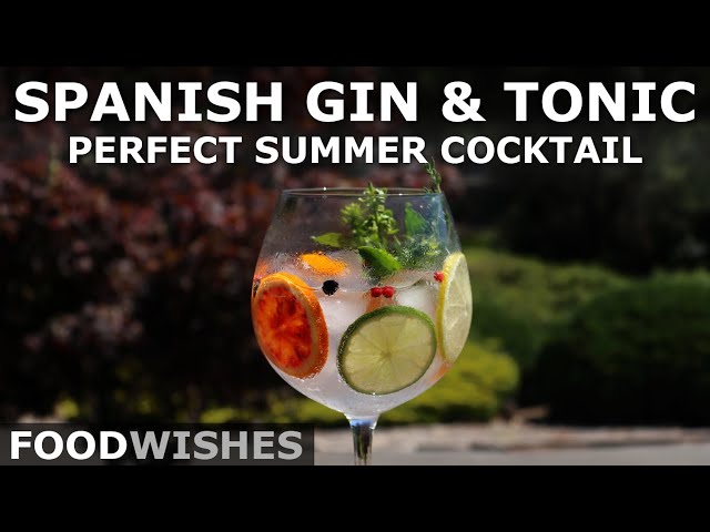Spanish Gin & Tonic - Perfect Summer Cocktail