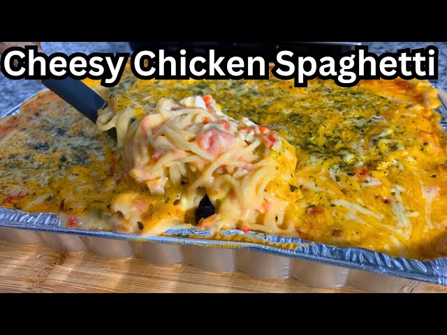 Delicious Cheesy Chicken Spaghetti