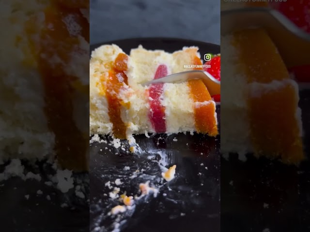 Plum & apricot cake