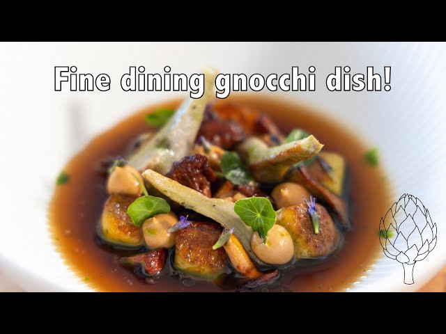 Fine Dining Gnocchi Dish