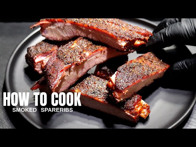 Grilled Smoked Pork Spareribs