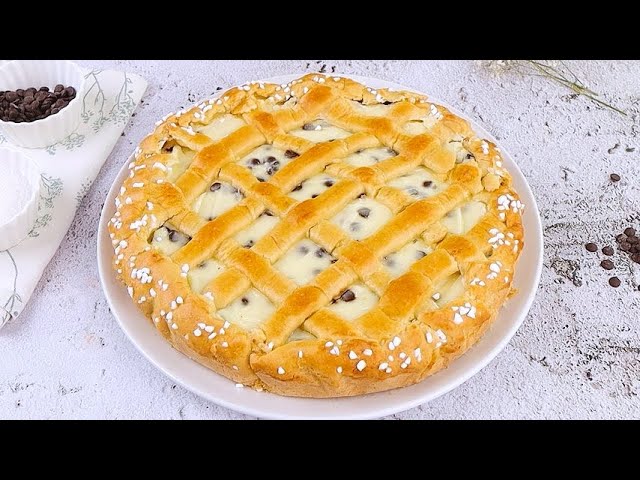 Ricotta Pie with Chocolate Chips