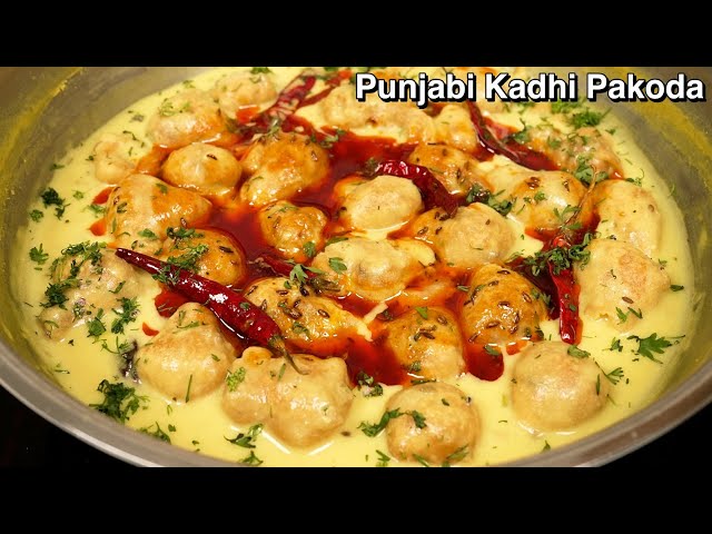 Punjabi Pakoda Kadhi with Tips & Tricks