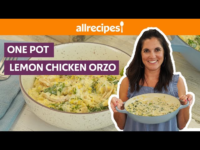 One Pot Lemon Chicken Orzo