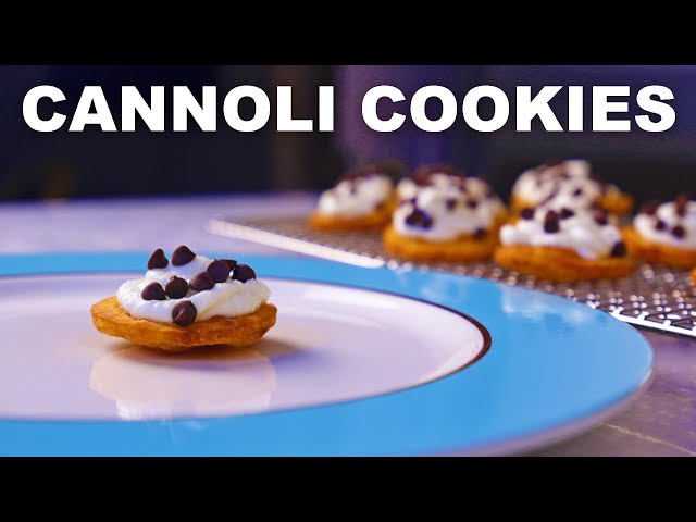 Shallow-fried Cannoli Cookies