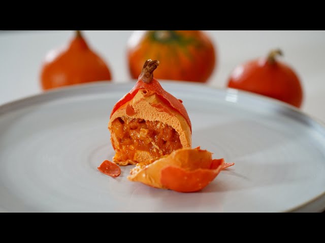 Pumpkin Shaped Dessert