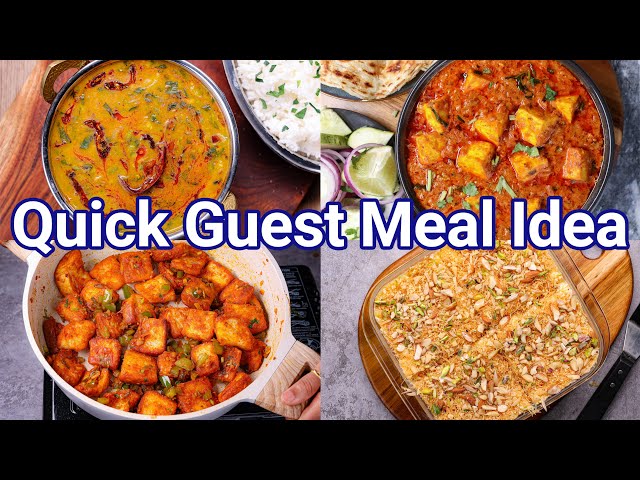 Quick & Easy Guest Meal Thali