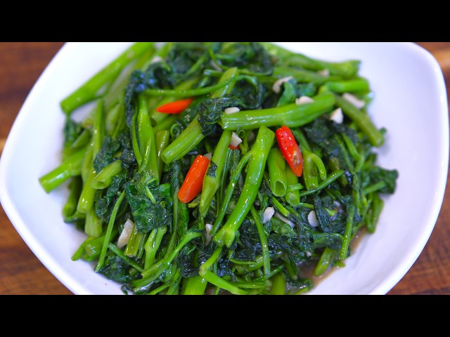 Water Spinach Side Dish