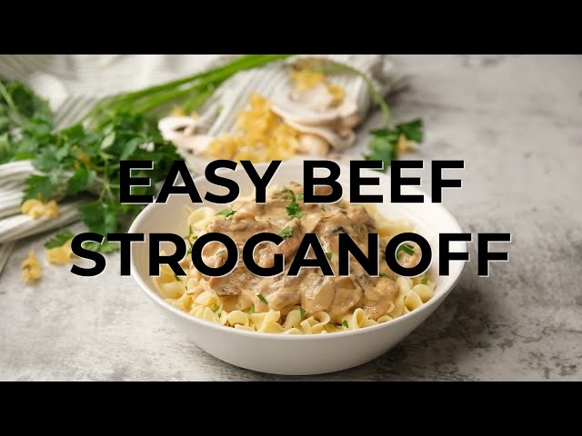 Easy Beef Stroganoff