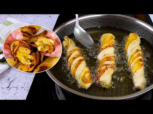 Fried Bread Twists with Potatoes