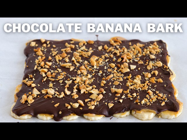 Viral Chocolate Banana Bark