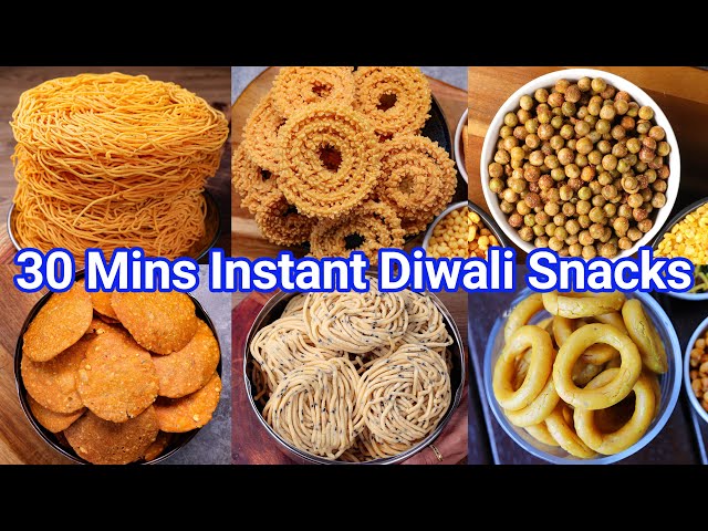 30 Mins Instant Diwali Snacks