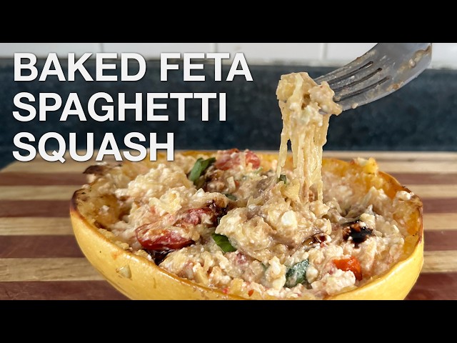 Baked Feta Spaghetti Squash